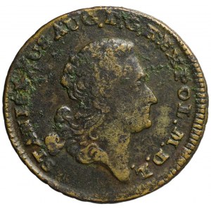 Stanisław A. Poniatowski, Trojak 1767, Kraków, Litera G drukowanymi