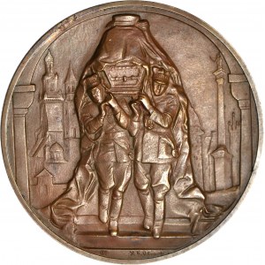 Medal 1936, rocznica śmierci Józefa Piłsudskiego, brąz 60mm