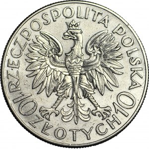 10 złotych 1933, Traugutt, ładny