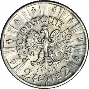 2 złote 1934, Piłsudski