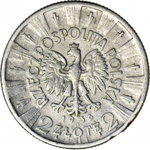 2 złote 1936 Piłsudski, Warszawa, rzadki rocznik