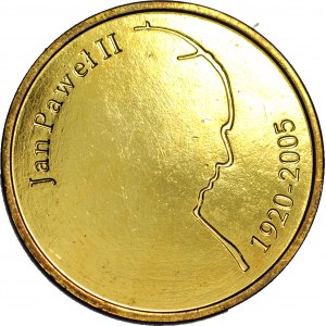 Medal, Jan Paweł II, TOTUS TUUS, Mennicza Warszawska, brąz złocony, rzadki