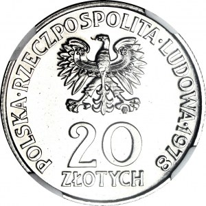 20 złotych 1978, Interkosmos, PRÓBA, NIKIEL