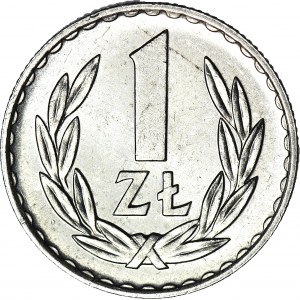 R-, 1 złoty 1975 PROOFLIKE (rocznik nie ma zestawów lustrzanych)