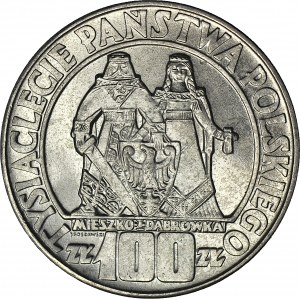 100 złotych 1966, Mieszko i Dąbrówka, mennicze