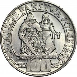 100 złotych 1966, Mieszko i Dąbrówka, mennicze