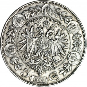 Austria, Franciszek Józef I, 5 koron 1900
