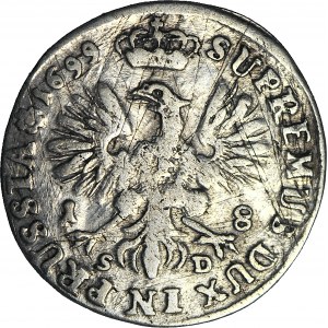 Niemcy, Brandenburgia-Prusy, Fryderyk III, Ort 1699, Królewiec