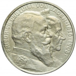 Niemcy, Badenia, Fryderyk I, 2 Marki Karlsruhe 1906