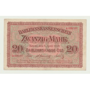 Kowno 20 marek 1918, ser.A