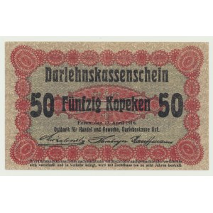 Poznań 50 kopiejek 1916 ''...nabywa''