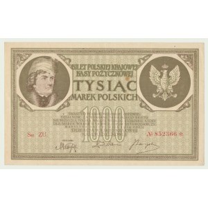 1.000 marek 1919, seria ZU.