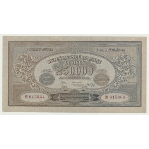 250.000 marek polskich 1923, seria BI, numeracja szeroka
