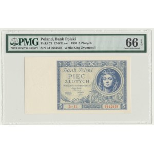 5 złotych 1930, seria BJ