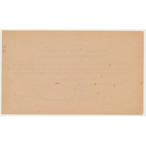 5 zł 1943, Świadectwo Kontrybucji, ze stemplem, rzadkie