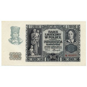 20 złotych 1940, seria K