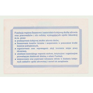 Cegiełka 500.000 złotych 1993, na Fundację Zdrowia Kolejarzy
