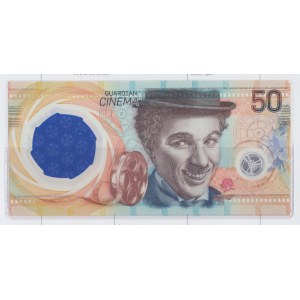PWPW - banknot promocyjny Chaplin, w folderze