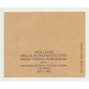 1 złoty 1794, facsimile z 1987 wydane w limitowanym nakładzie 1000szt.