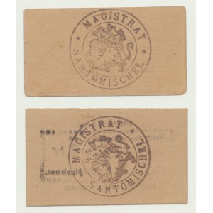 Poznańskie (Posen), Zaniemyśl (Santomischel), 10 fenigów 1916 i 1919, zestaw 2 szt.