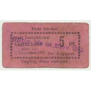Poznańskie (Posen), Zaniemyśl (Santomischel), 5 fenigów 1917