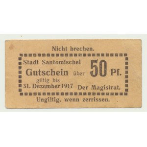 Poznańskie (Posen), Zaniemyśl (Santomischel), 50 fenigów 1917
