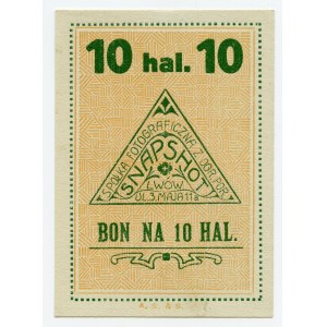 Lwów, Snapshot, 10 halerzy (1919)