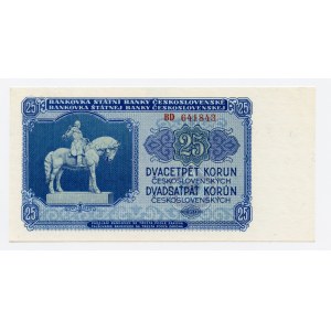 Czechosłowacja, 25 koron 1953