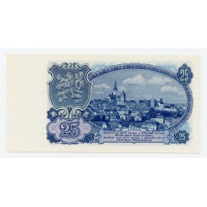 Czechosłowacja, 25 koron 1953
