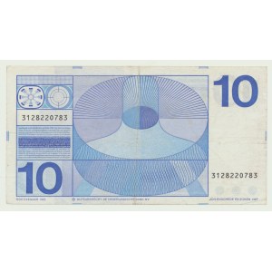Holandia, 10 guldenów 1968