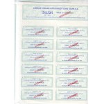 Lodz Credit Society - Bank, registered share for PLN 10,000,000 - 1992 pattern