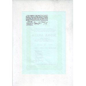 DIORA Dzierżoniów, registered share for PLN 250,000 from 1991.
