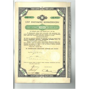 Tow. Kredytowe Ziemskie in Lviv, LZ for 500 zloty from 1925.