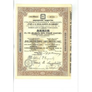 Count L.Broel-Plater in Bliss, stock for 125 rubles from 1898.