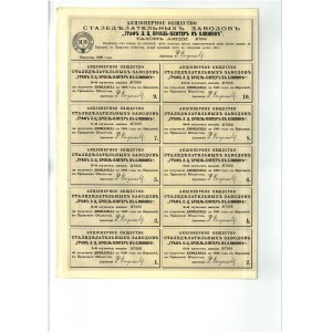 Count L.Broel-Plater in Bliss, stock for 125 rubles from 1898.