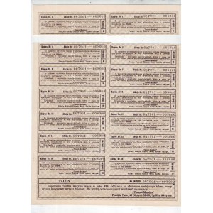 THONET-MUNDUS, Polish Bending Furniture Fs, collective action for 10,000 zloty, Bielsko-Biala 1934.