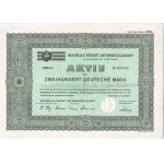 NATURELLA, Sudsaft AG, 2 sztuki imiennych akcji na 100 i 200 marek, Winnenden 1961 i 1964