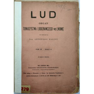 [Ludowe nazwy miejscowości w Galicji, Przysłowia] - A. Kalina (red.) - LUD - Organ Towarzystwa Ludoznawczego we Lwowie - Tom IX, Zeszyt IV, Lwów 1903