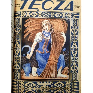 Tęcza - Ilustrowane pismo tygodniowe - Rok 1929 - 13 numerów, Poznań [ reklamy]
