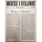 Morze i Kolonie - zeszyt 5,6,7 z roku 1939 - [ Wolne Miasto Gdańsk, Pomorze]