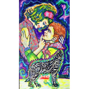 Krzysztof Skarbek (b.1958) Love and the faithful wolf, 2024
