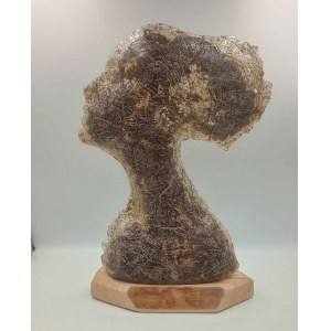 Krzysztof Sliwka (b. 1965) Chestnut Profile, resin sculpture, unique, 2024