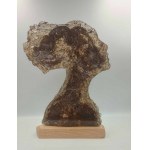 Krzysztof Sliwka (b. 1965) Chestnut Profile, resin sculpture, unique, 2024