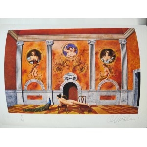 Rafał Olbiński (ur.1943), Don Giovanni - stage design limitowana edycja inkografii A4
