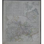 Mappa del Regno di Polonia e della Città Libera di Cracovia Königreich Polen und Freistaat Krakau... Strettoia