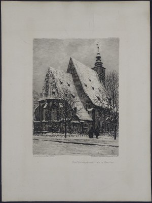 Wrocław Kościół św. Krzysztofa Hugo Ulbrich 1915