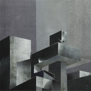 Daniel Kalinski `Chazme718 (b. 1980, Laufen, Switzerland), Gray Monday from the series Brutalismopolis, 2015.