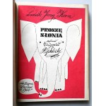 KERN LUDWIK JERZY Proszę słonia, ilustr. ZBIGNIEW RYCHLICKI [WYDANIE I]