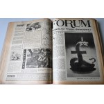 FORUM World Press Review YEAR IV 1968-15 issues, YEAR X 1975-16 issues.