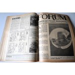 FORUM World Press Review YEAR IV 1968-15 issues, YEAR X 1975-16 issues.